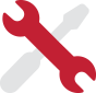repair icon of wrench and screwdriver